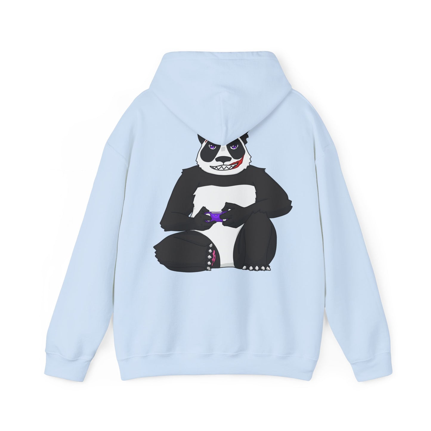 Sweatshirt Falka-Show -Empreinte Blanc & Panda (unisex)