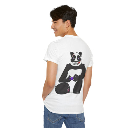 T-shirt Street Panda- Empreinte Noir & panda (unisex)