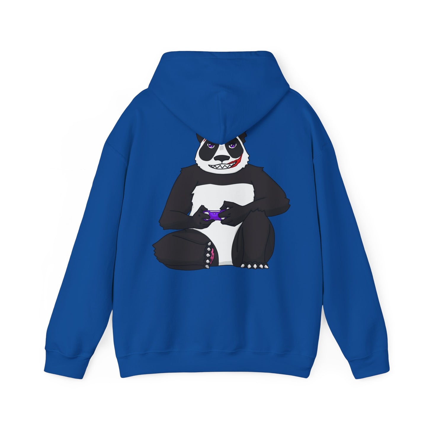 Sweatshirt Falka-Show -Empreinte Blanc & Panda (unisex)