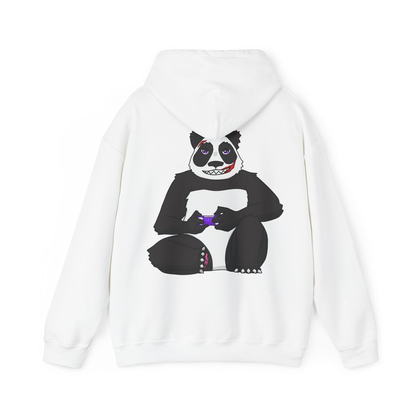 Sweatshirt Mixte- Empreinte Noir & Panda (unisex)