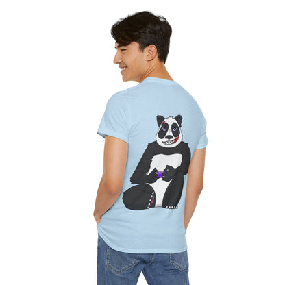 T-shirt Street Panda - Empreinte blanc & Panda (unisex)