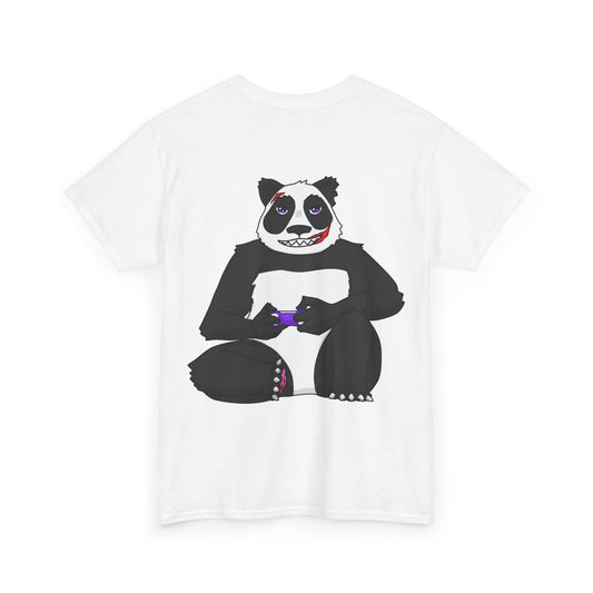 T-shirt Street Panda- Empreinte Noir & panda (unisex)