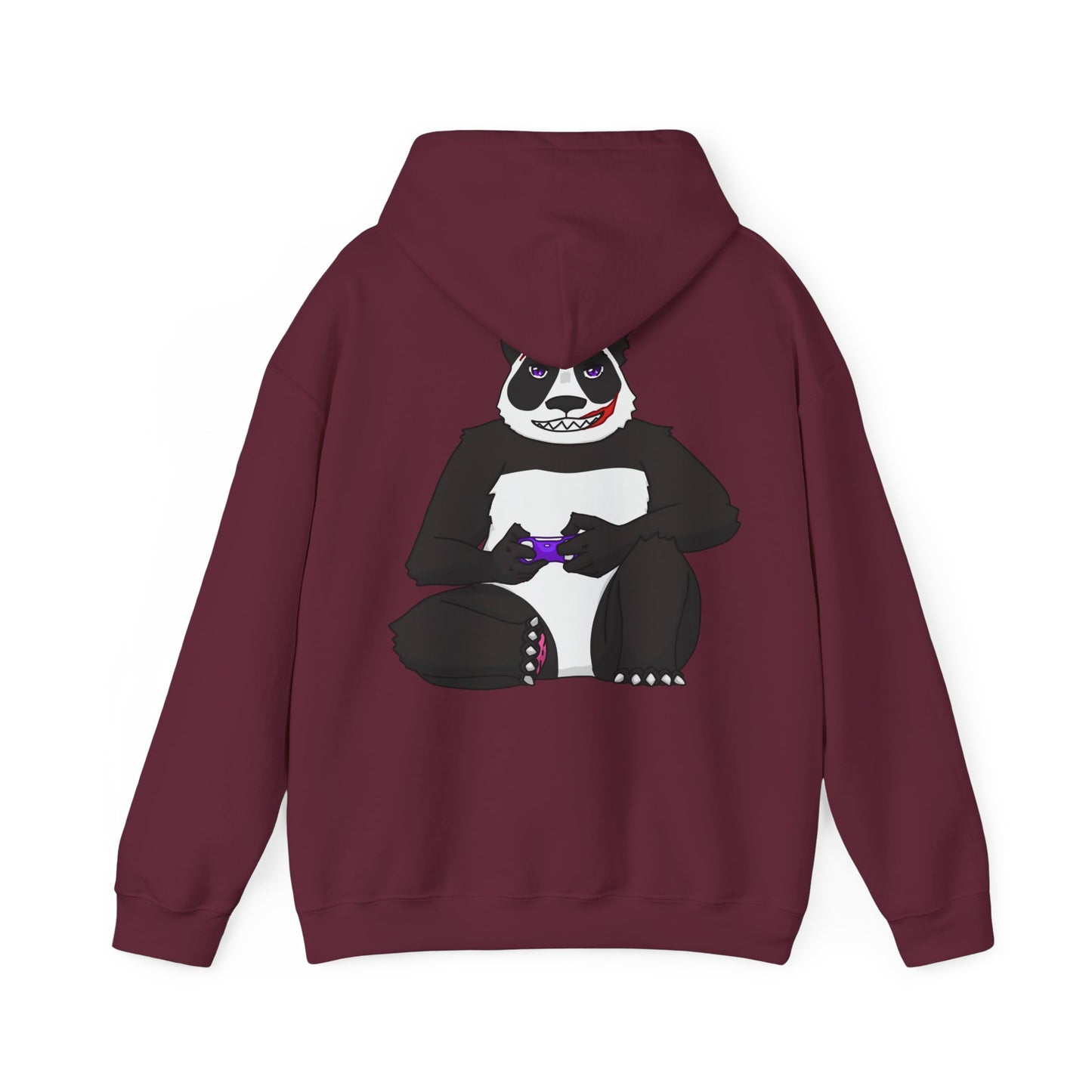 Sweatshirt Falka-Show -Empreinte Blanc & Panda (unisex)